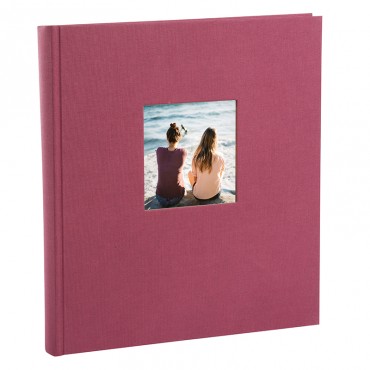 Goldbuch 27508 Fotoalbum Bella Vista fuchsia 30x31cm, 60 weiße Seiten