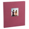 Goldbuch 27508 Fotoalbum Bella Vista fuchsia 30x31cm, 60 weiße Seiten