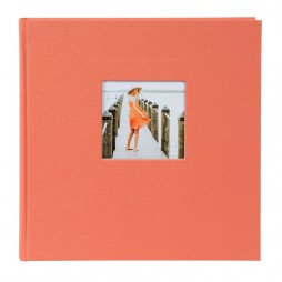 Goldbuch 27480 Fotoalbum Bella Vista lachs 30x31cm, 60 weiße Seiten