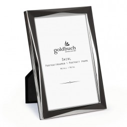 Goldbuch Portraitrahmen Swirl 13x18 cm , Metallrahmen zum Stellen