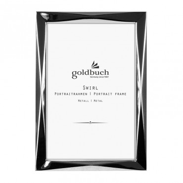 Goldbuch Portraitrahmen Swirl 13x18 cm , Metallrahmen zum Stellen