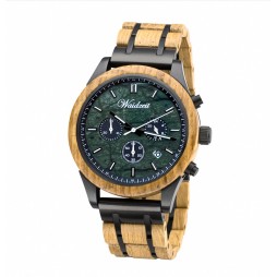 Waidzeit Chronograph Du Vin aus Weinfass Herrenuhr