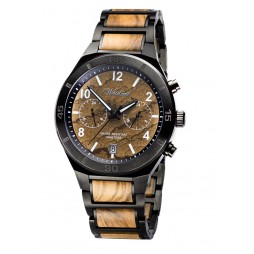 Waidzeit Saturn Herrenuhr mit Marmorziffernblatt Herrenuhr