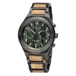 Waidzeit Erde Herrenuhr mit Marmorziffernblatt Herrenuhr