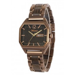 Waidzeit Holzuhr Metropolitan Berlin Armbanduhr Mooreiche