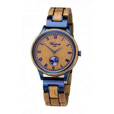 Waidzeit Holzuhr RUM Damenuhr mit Holzarmband