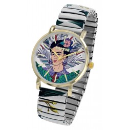 Raptor Damenarmbanduhr " Frida Kahlo Edition 01 " mit Zugband