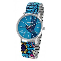 Raptor Damenarmbanduhr " Frida Kahlo Edition 021 " mit Zugband