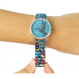 Raptor Damenarmbanduhr " Frida Kahlo Edition 021 " mit Zugband