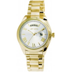 Herrenuhr Theo mit Edelstahlarmband und Datum & Wochentag