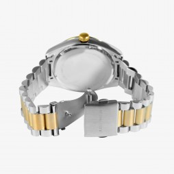 Herrenuhr Leon mit Edelstahlarmband , Datum und Wochentag