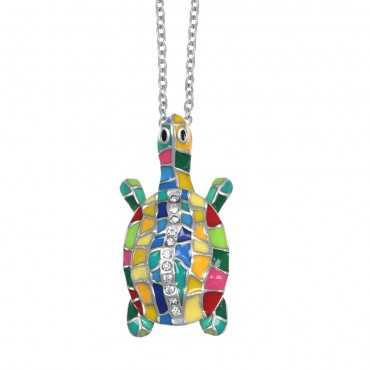 Beloved turtle Silber pendant mit Kette