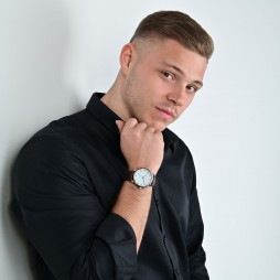 Herrenuhr Mika mit Lederarmband