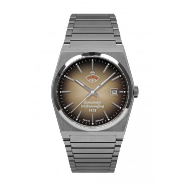 Ruhla Herrenuhr 4660M-2 Automatik mit 60h Gangreserve m. Metallarmband Weltraum