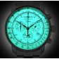 Zeppelin "100 Jahre" Herrenuhr Quarz Chronograph 86803MB-3 mit Lederarmband Leuchtzifferblatt