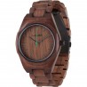 LAiMER Holzuhr Christiano - Herren Armbanduhr 100% Walnussholz