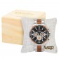 Laimer Holzuhr Chronograph Ned - Herren Armbanduhr 100% Nussholz