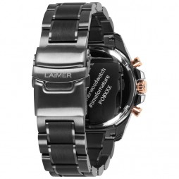 Laimer Holzuhr Chronograph Nils - Herren Armbanduhr 100% Eisenholz