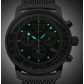 Zeppelin "100 Jahre" Herrenuhr Quarz Chronograph 8680M-4 grün mit Metallarmband Leuchtzifferblatt