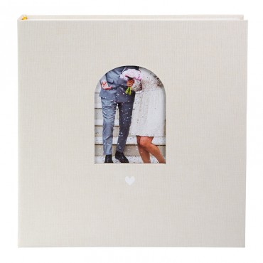 Goldbuch Hochzeitsalbum Herzensmonente 08045 , 60 weiße Seiten , Album