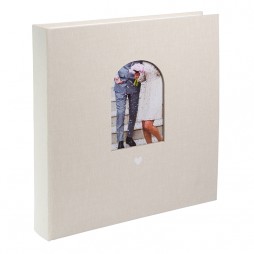Goldbuch Hochzeitsalbum Herzensmonente 08045 , 60 weiße Seiten , Album