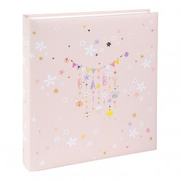Goldbuch 15192 Babyalbum Lullaby Girl , Babybuch 60 Seiten m. 4 Illustr. Seiten