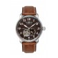 Zeppelin Herrenuhr LZ 127 Automatik 76664 mit offenem Herz und Lederarmband