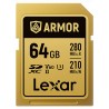 Lexar Armor Pro Gold 64 GB SDXC V60 (280/210 MB/s) Speicherkarte