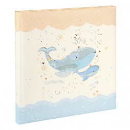 Goldbuch 15395 Babyalbum Blue Whale , Babybuch 60 Seiten m. 4 Illustr. Seiten