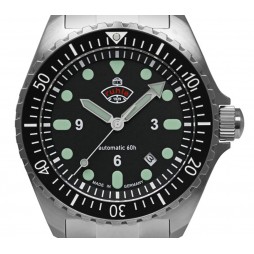 Ruhla Herrenuhr Marine Taucher 4960M-5 Automatik mit 60h Gangreserve Metallband