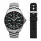 Ruhla Herrenuhr Marine Taucher 4960M-5 Automatik mit 60h Gangreserve Metallband