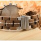 GreenTime Holzuhr Elias - Herren Armbanduhr aus Walnusholz