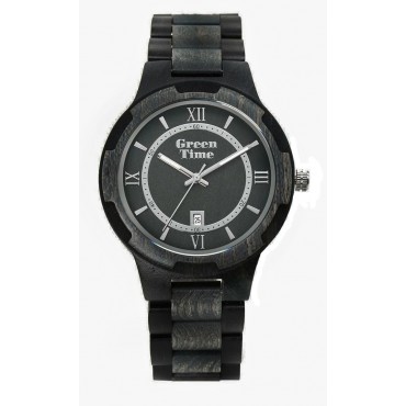 GreenTime Holzuhr - Herren Armbanduhr aus Holz