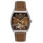 Zeppelin Herrenuhr Metropolis Automatik 83622 mit offenem Herz + Lederarmband