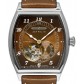 Zeppelin Herrenuhr Metropolis Automatik 83622 mit offenem Herz + Lederarmband