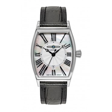 Zeppelin Damenuhr metropolis 83491 mit Datum und Lederarmband