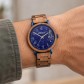 Waidzeit Holzuhr Manuel Herrenuhr mit Lapislazuliziffernblatt Unisex