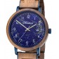 Waidzeit Holzuhr Manuel Herrenuhr mit Lapislazuliziffernblatt Unisex