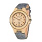 Waidzeit Zirbenuhr Damen mit grauem Lodenarmband