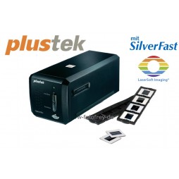 Plustek Scanner OpticFilm 8200i Ai mit Silverfast Ai Studio 8 Software und 35mm IT-Kalibrierungsvorlage