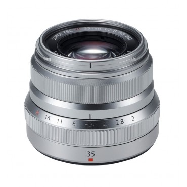 FUJIFILM Fujinon Objektiv XF 35 mm F2 R WR silber