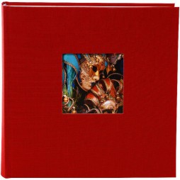 Goldbuch Einsteckalbum Leinen Bella Vista rot für 200 Bilder 10x15 cm 17890