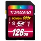 Transcend 128GB SDXC-Karte Class10 UHS-I Great for FullHD 600x Premium Qualität