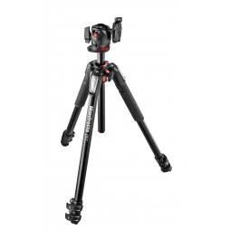 Manfrotto Stativ 055XPRO3-BHQ2 inkl. Kugelkopf, 90° Mittelsäulensystem