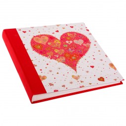 Goldbuch Hochzeitsalbum Big Heart red 08412