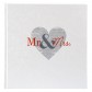 Goldbuch Hochzeitsalbum Mr. + Mrs. 08030 - 60 weiße Seiten mit Pergamin
