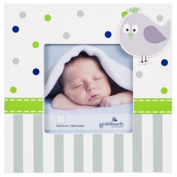 Goldbuch Babyrahmen Serie Babyworld Wal für ein Bild 10x10 cm zum Hängen