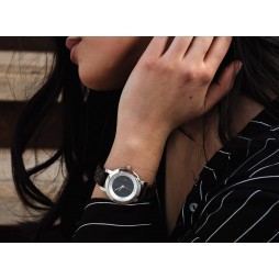 LAiMER Holzuhr Julia - Damen Armbanduhr 100% Sandelholz mit SWAROSKI Kristalle