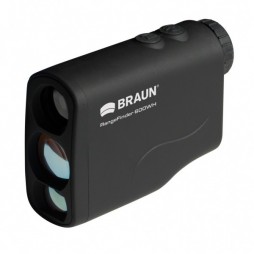 BRAUN RangeFinder 600WH Laser-Entferungsmesser Messbereich 4-600m 6-fach Vergrößerung