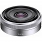 Sony SEL 16 mm f2,8 Silber APS-C-Objektiv SEL16F28